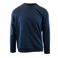 Utah State embossed Old Main crew sweatshirt navy